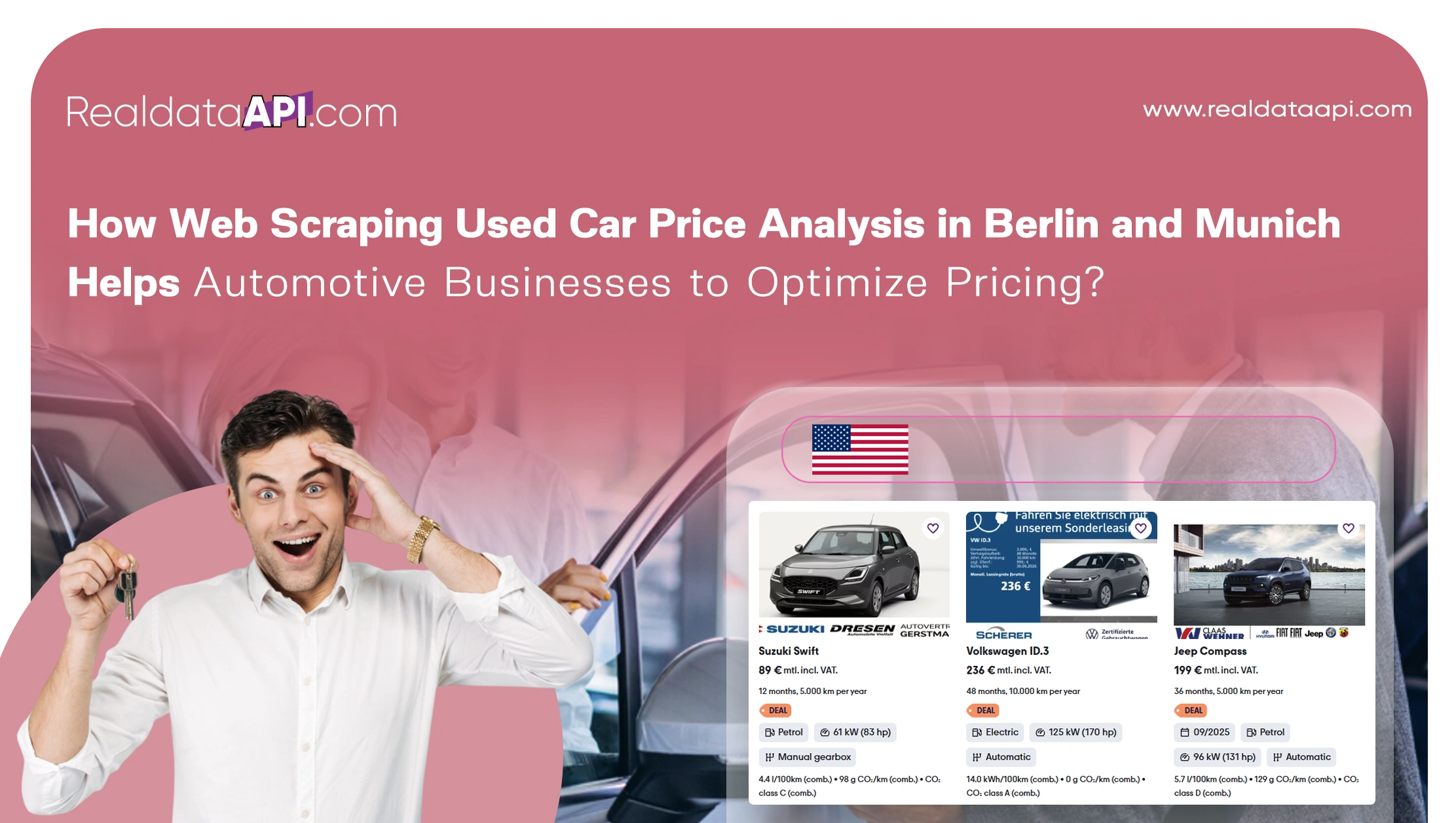 How Web Scraping Used Car Price Analysis in Berlin and Munich Helps Automotive Businesses to Optimize Pricing?