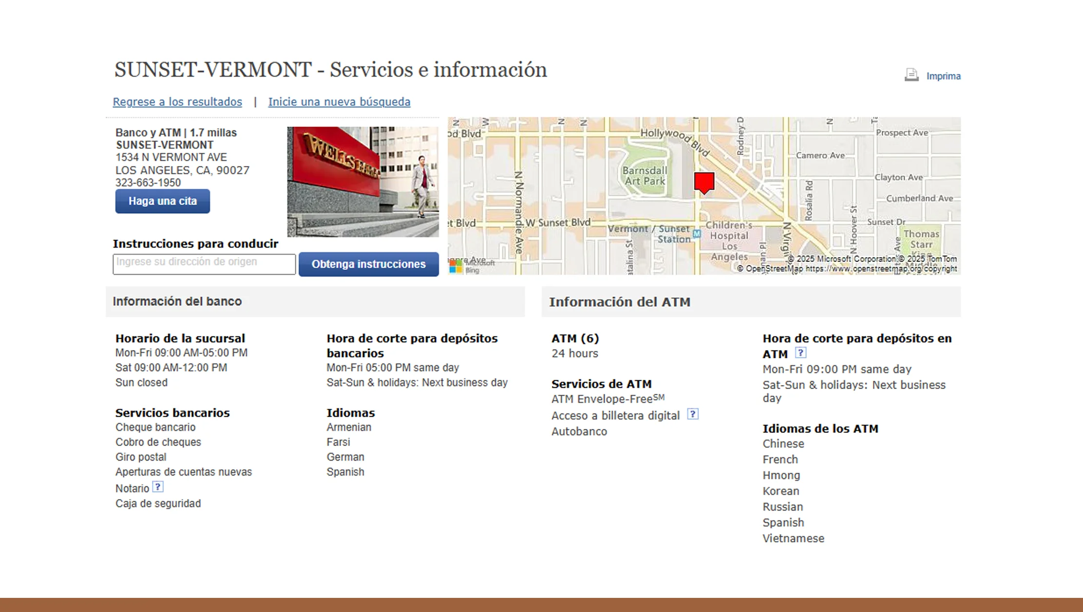 Extracting Branch and ATM Details