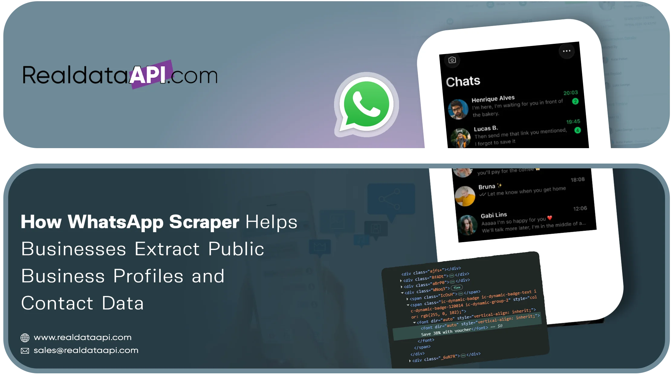 WhatsApp Scraper for Public Business Profile & Contact Data