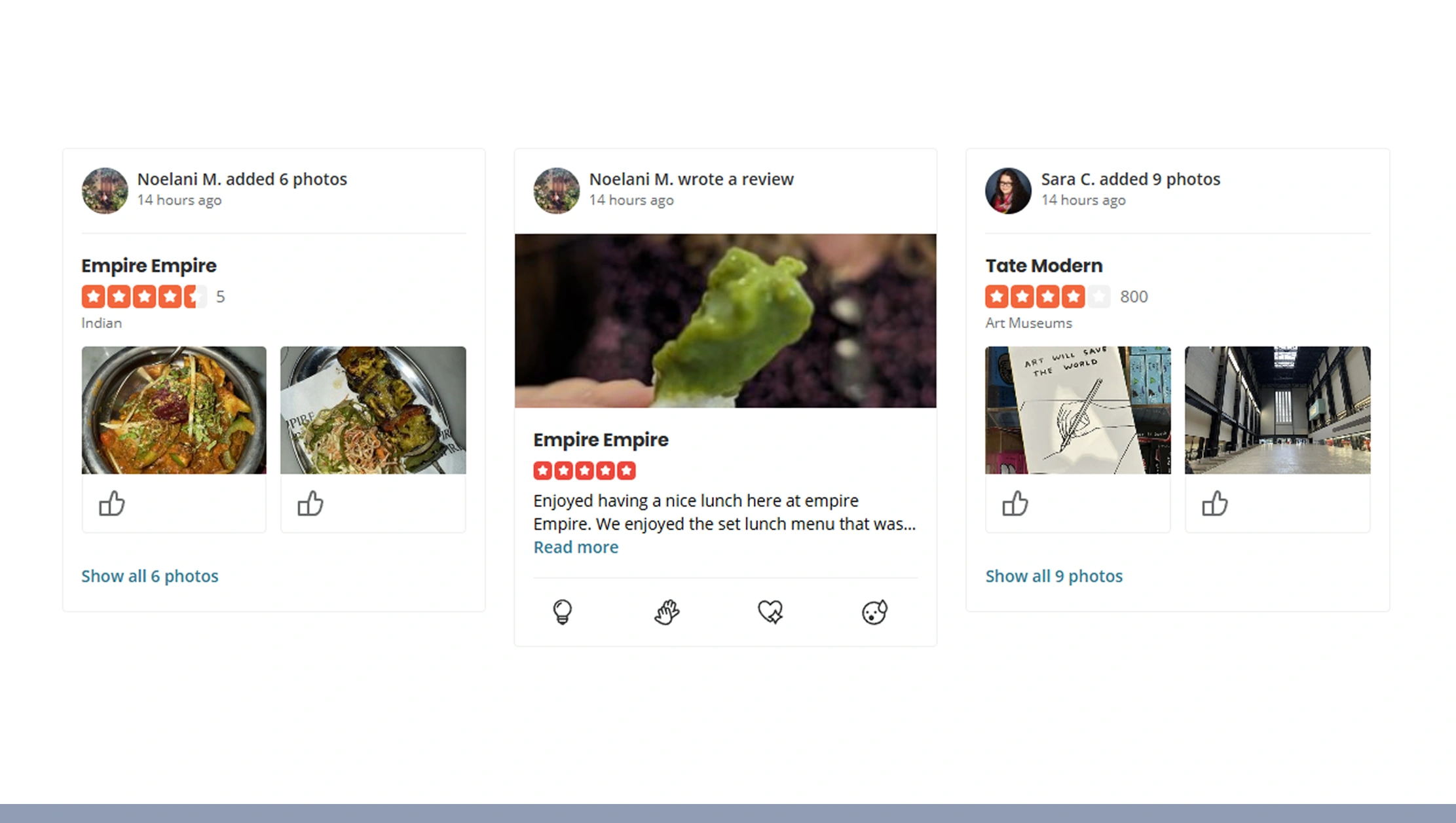 Data Landscape: Reviews & Ratings Data Landscape: Reviews & Ratings