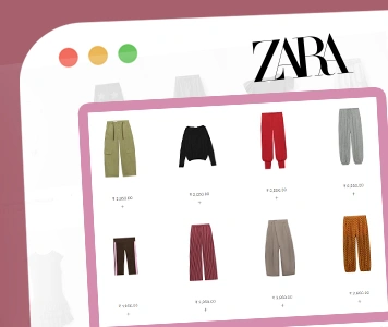 Zara web data scraper for fashion trend analysis