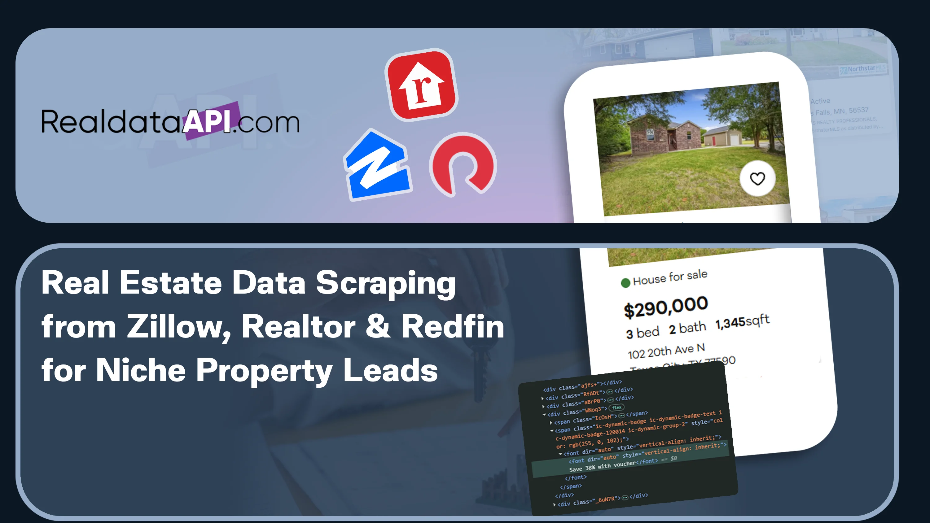 Zillow, Realtor & Redfin Data Scraping for Niche Property Leads