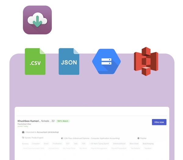Flexible-Recruitment-Dataset-Delivery