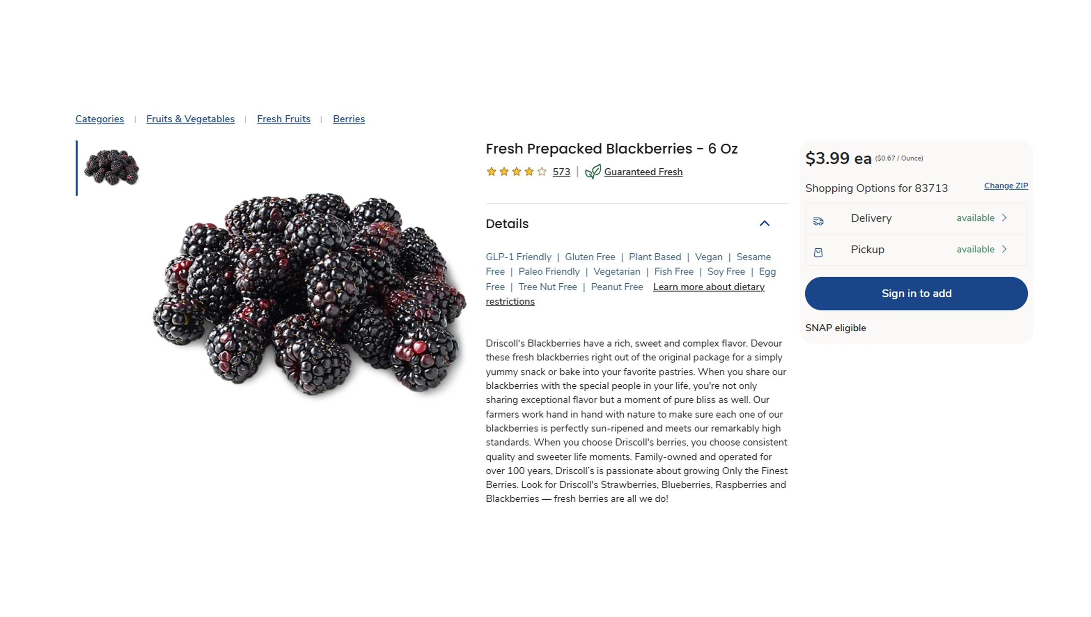 Addressing Geographic and International Grocery Research Requirements