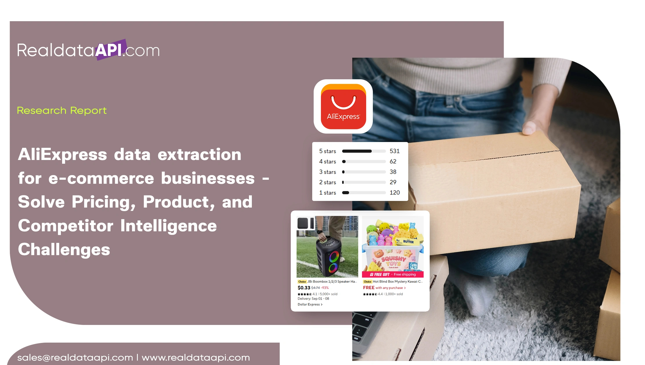 AliExpress data extraction for e-commerce businesses - Solve Pricing, Product, and Competitor Intelligence Challenges