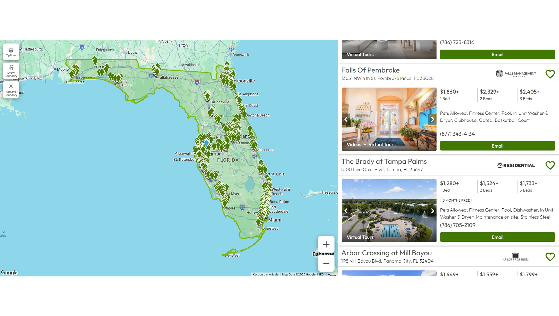 Extract Apartments.comproperty data