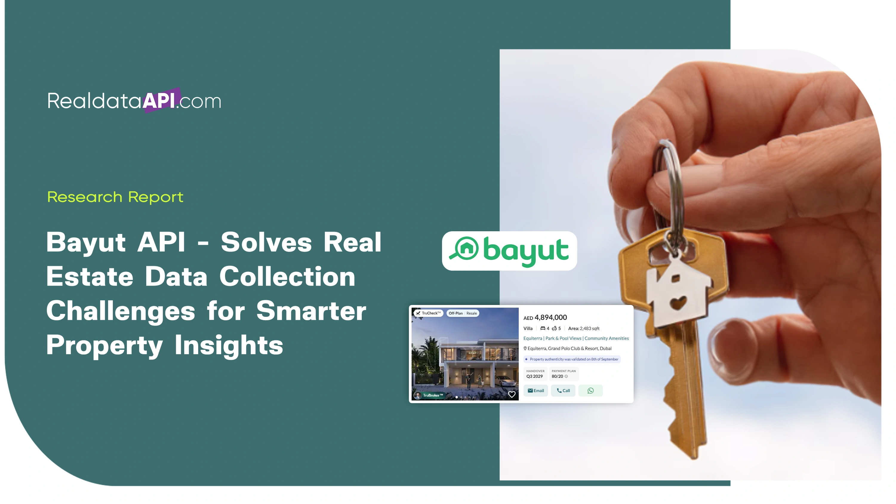 Explore how Bayut API streamlines property data collection, pricing insights, listings, and market analysis for smarter real estate decisions.