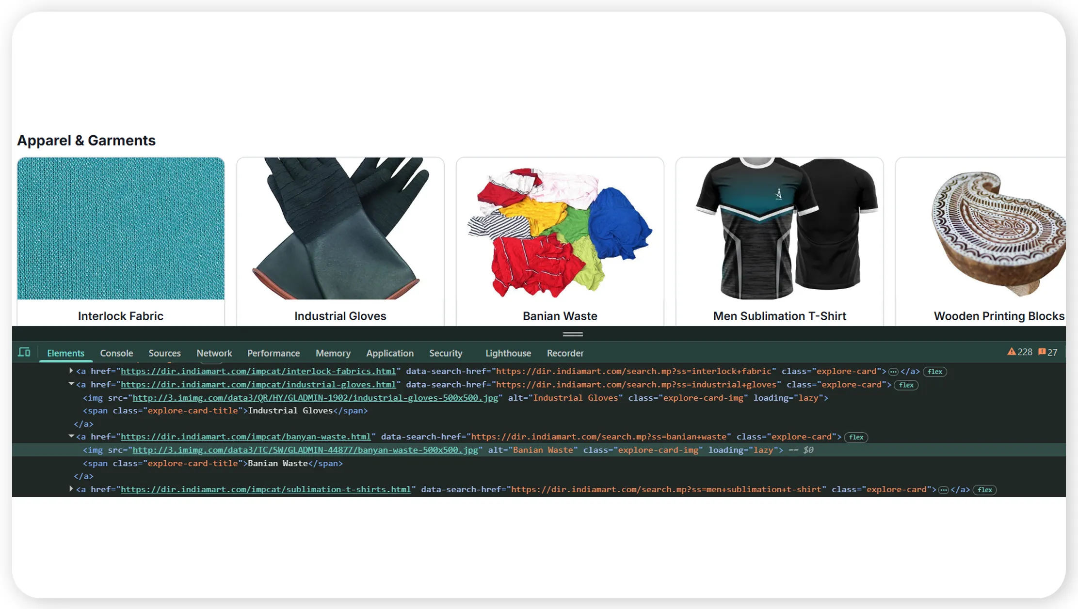 automated IndiaMART data scraping for lead generation