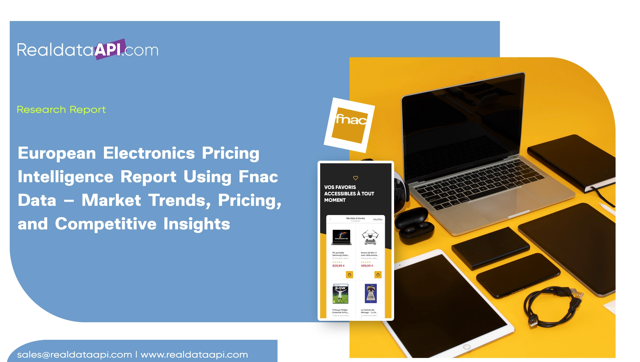European Electronics Pricing Intelligence Report Using Fnac Data – Market Trends, Pricing, and Competitive Insights