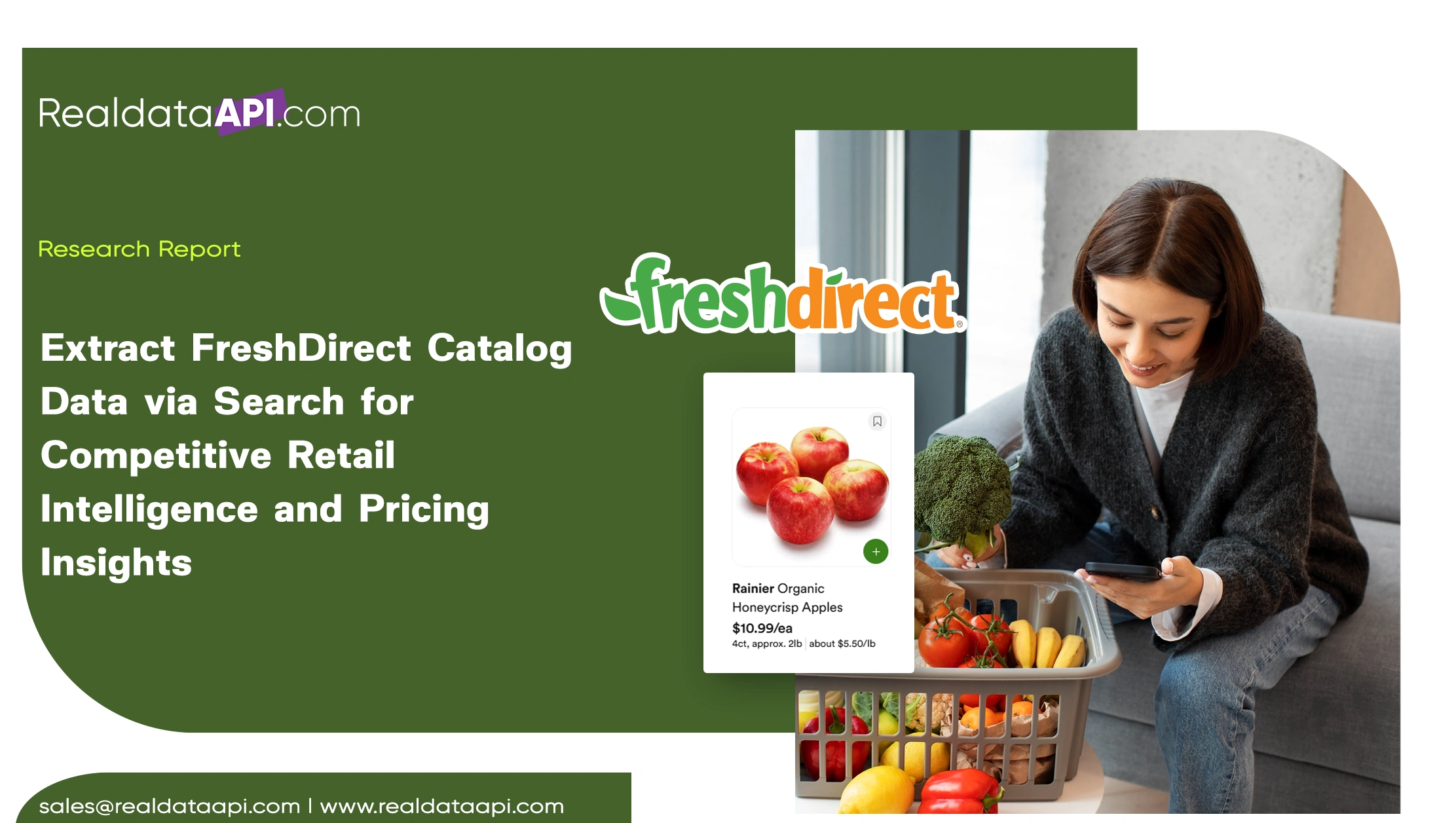 Extract FreshDirect Catalog Data via Search for Competitive Retail Intelligence and Pricing Insights