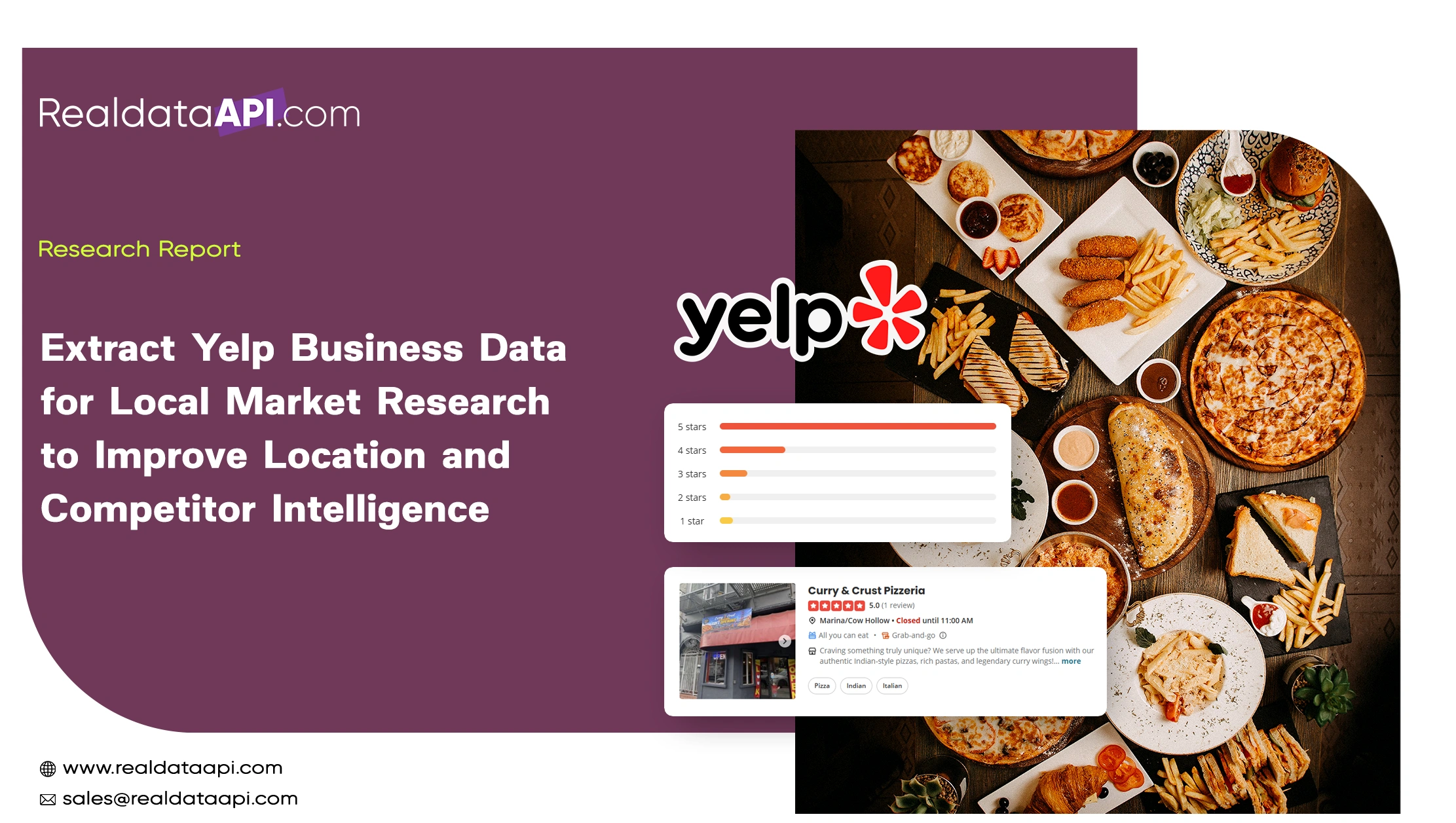 Extract Yelp Business Data for Local Market Research to Improve Location and Competitor Intelligence