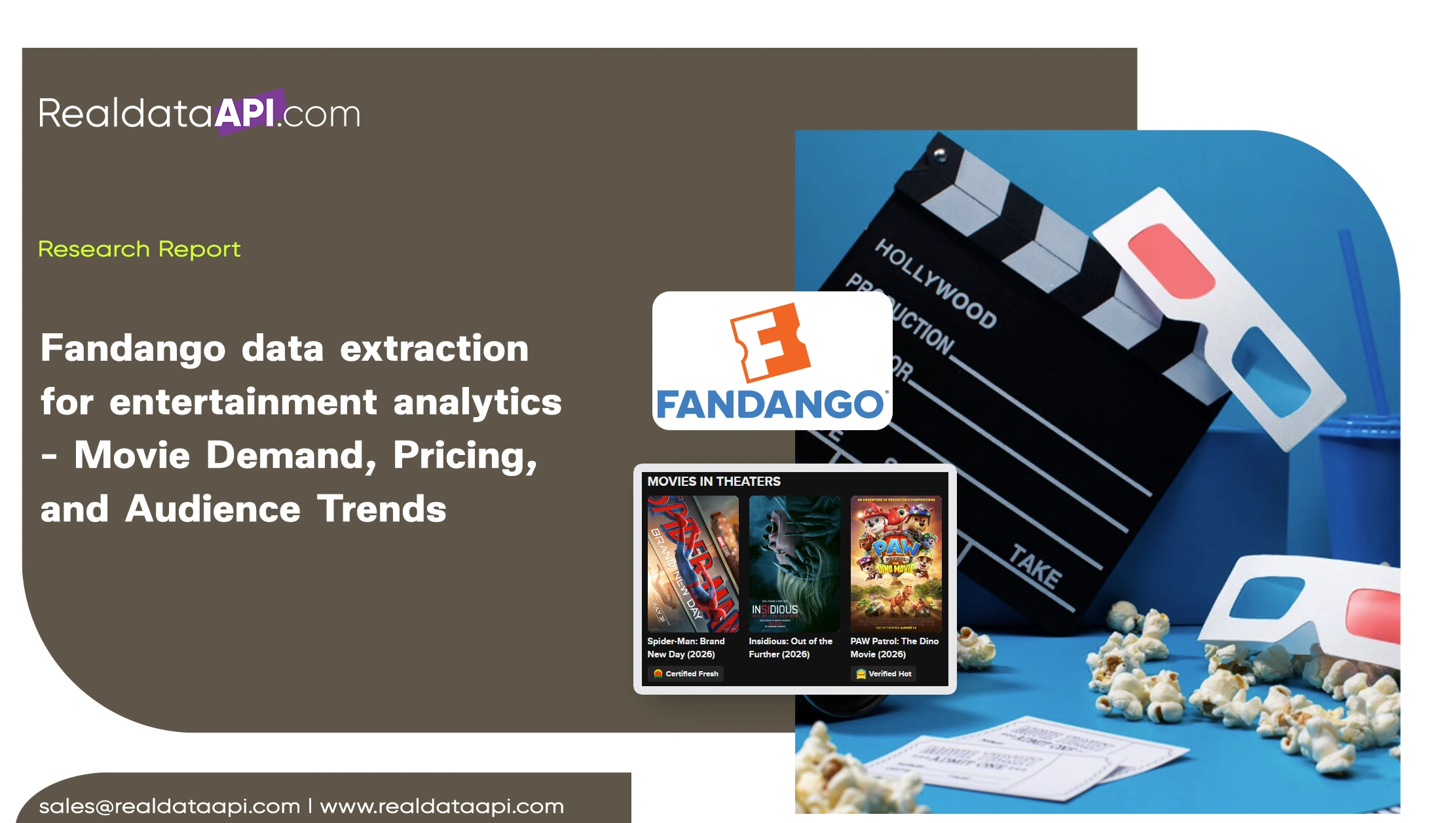 Fandango data extraction for entertainment analytics - Movie Demand, Pricing, and Audience Trends