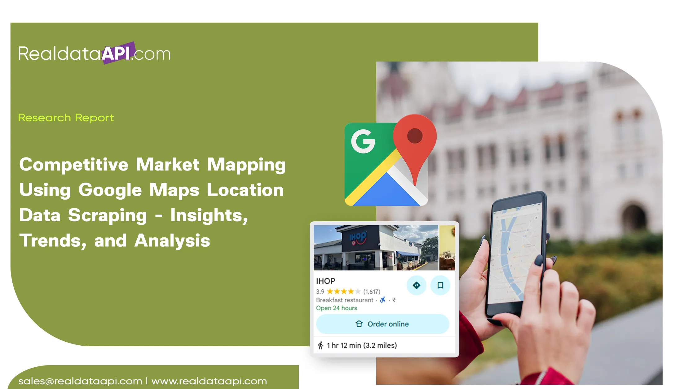 Google Maps location data scraping for competitive market mapping - Insights, Trends, and Analysis