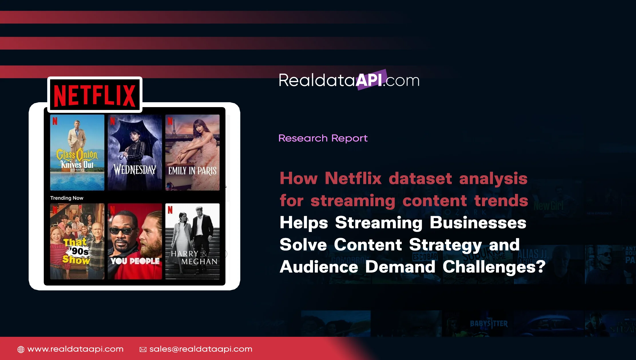 Netflix dataset analysis for streaming content trends