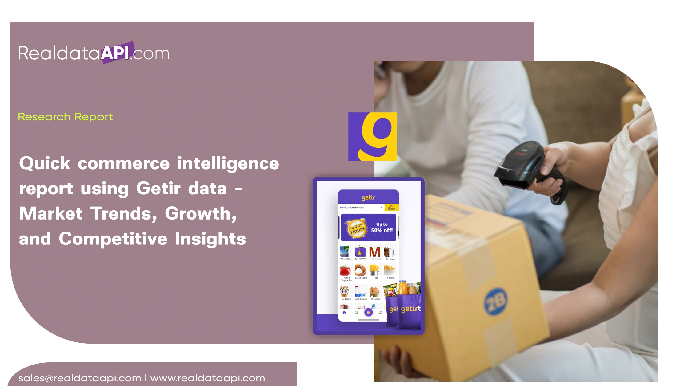 Quick commerce intelligence report using Getir data - Market Trends, Growth, and Competitive Insights