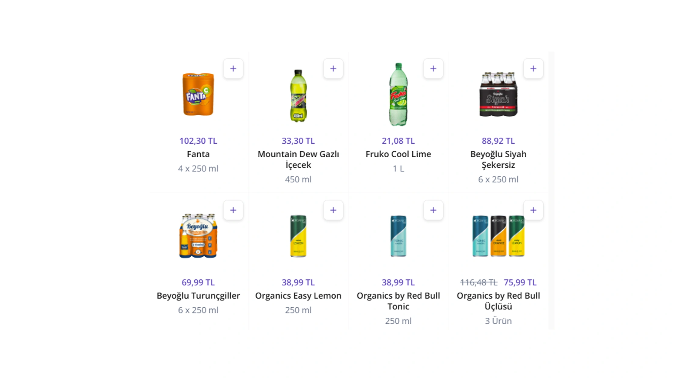 Web Scraping grocery price fluctuations using Getir data
