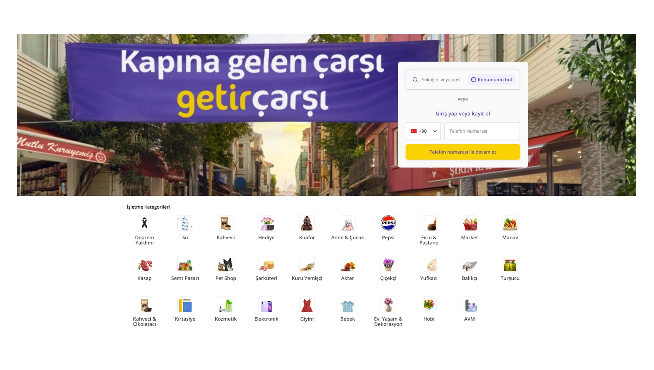 Getir Scraper for market intelligence