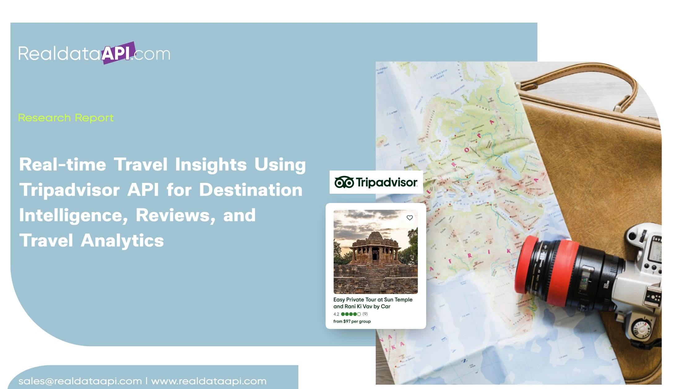 Real-time Travel Insights Using Tripadvisor API for Destination Intelligence, Reviews, and Travel Analytics