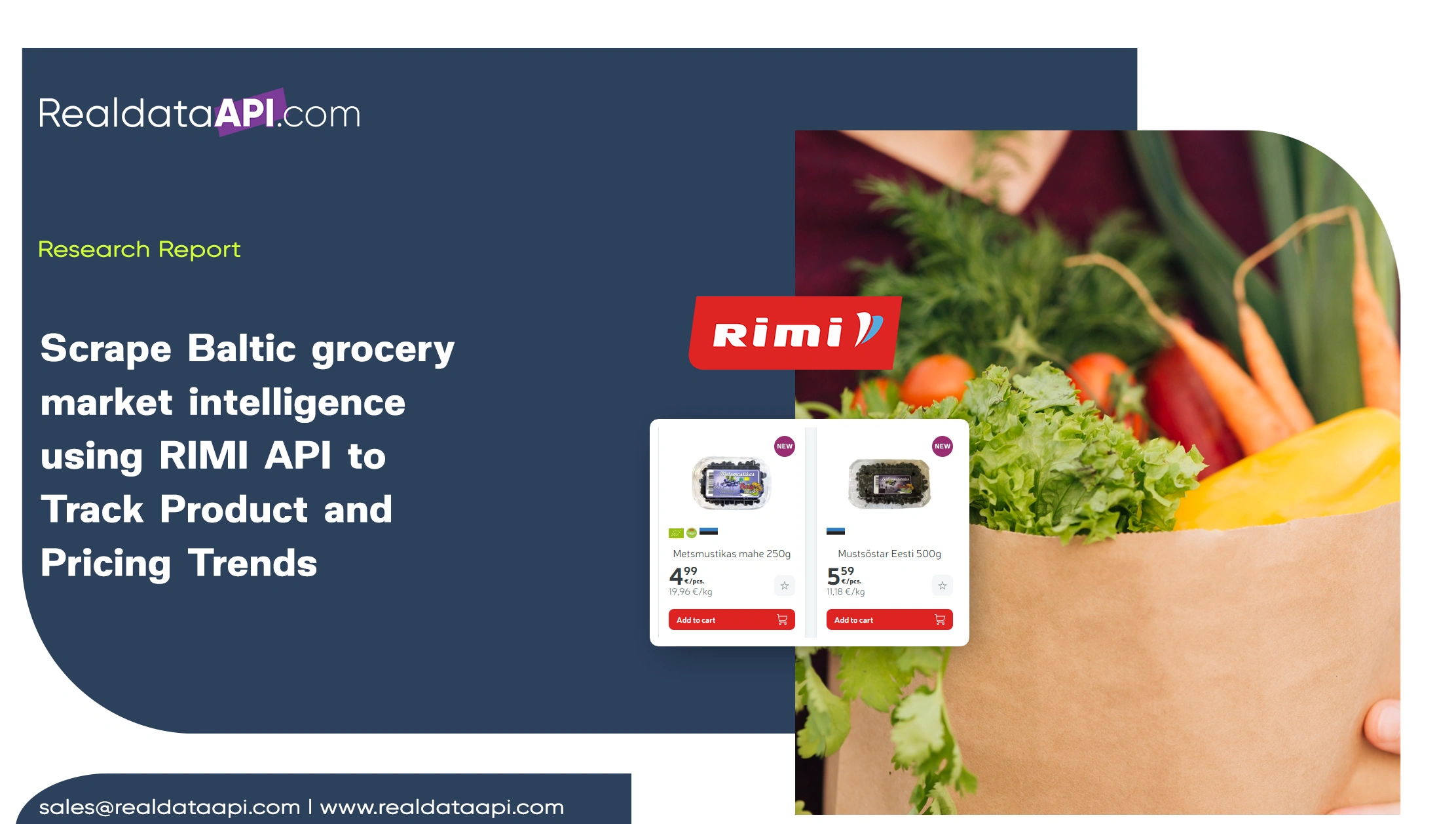 Scrape Baltic grocery market intelligence using RIMI API to Track Product and Pricing Trends