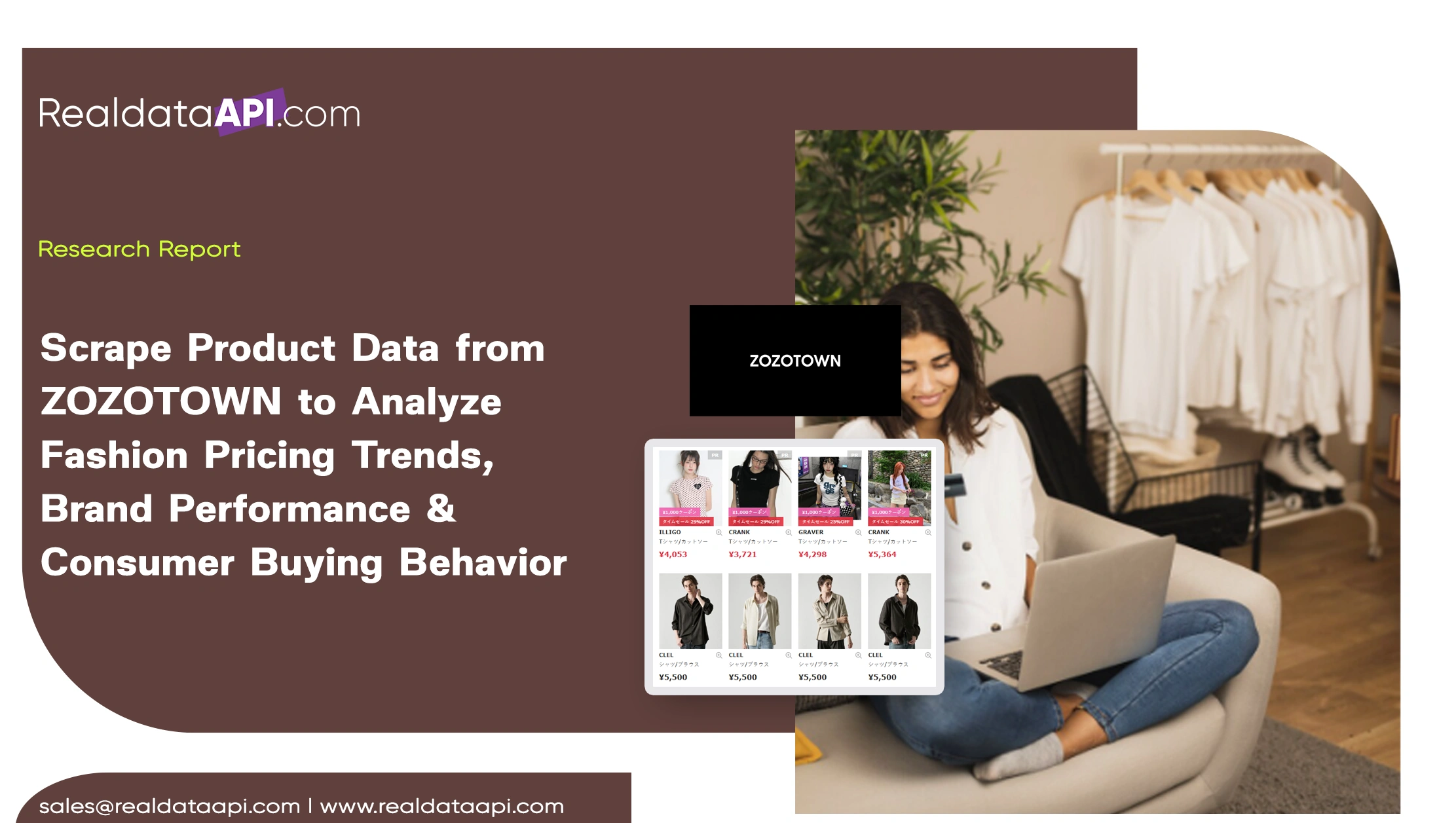 Scrape Product Data from ZOZOTOWN to Analyze Fashion Pricing Trends, Brand Performance & Consumer Buying Behavior