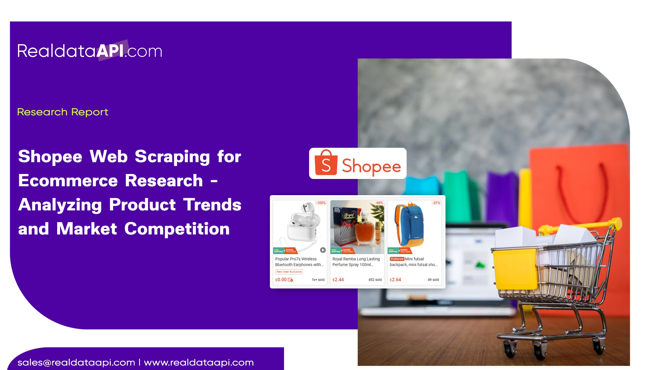 Shopee Web Scraping for Ecommerce Research - Analyzing Product Trends and Market Competition