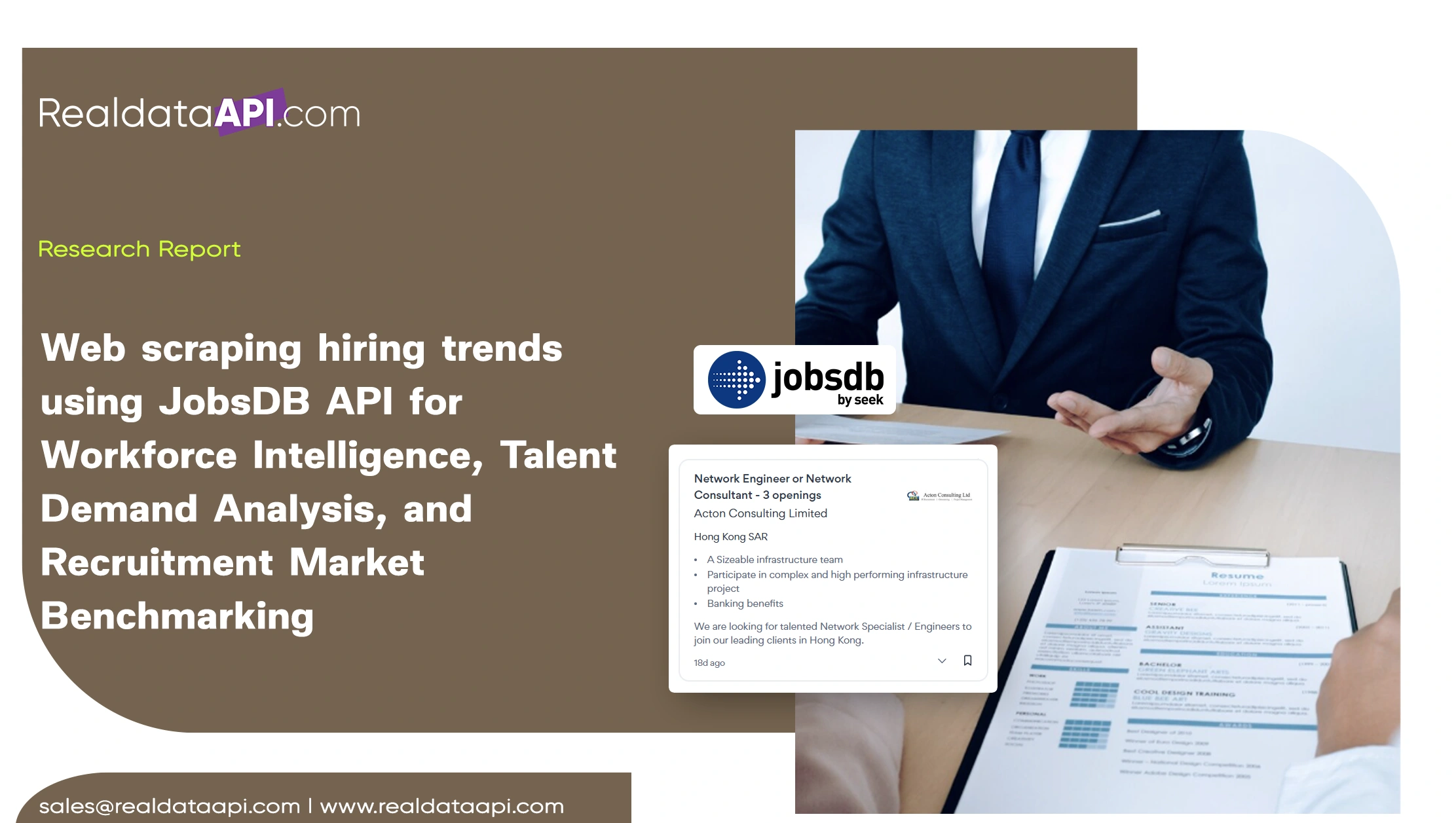 Web scraping hiring trends using JobsDB API for Workforce Intelligence, Talent Demand Analysis, and Recruitment Market Benchmarking