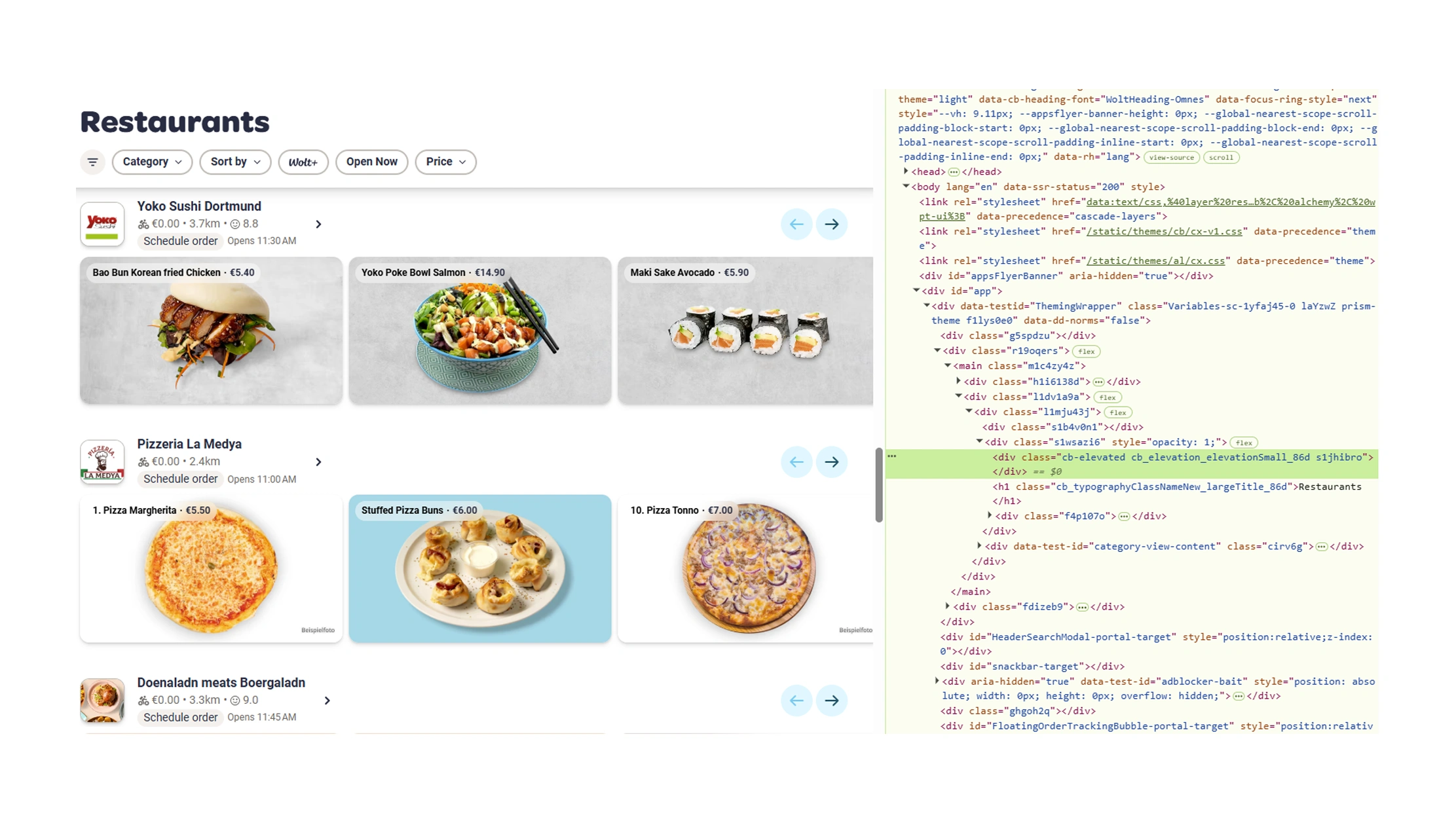 How can an API make food delivery research scalable